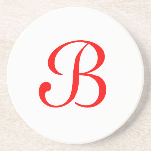 Solid Series—White & You Choose Color Coaster Getränkeuntersetzer