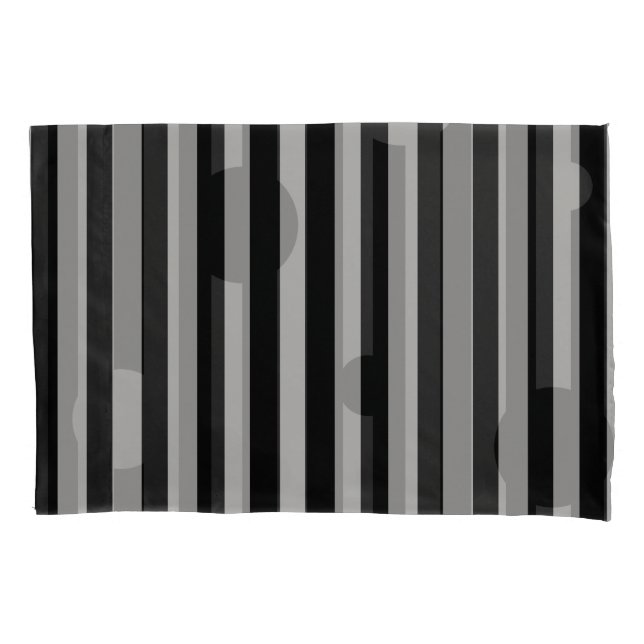 Solid Silver Reversible Kissenbezug (Vorderseite)