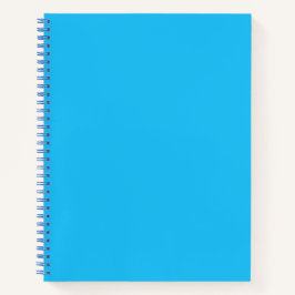 Solid Sky Blue Color Notizbuch