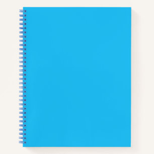 Solid Sky Blue Color Notizbuch