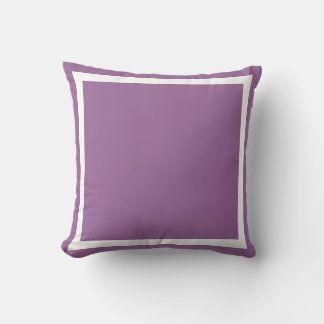 Solid Soft Pulver Lila Helles schlichtes Kissen
