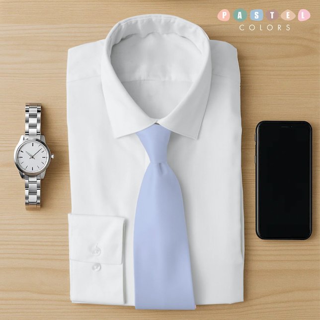 Solid Soft Sky Light Pastel Baby Blue Color Krawatte (Solid Soft Sky Light Pastel Baby Blue Color Neck Tie)