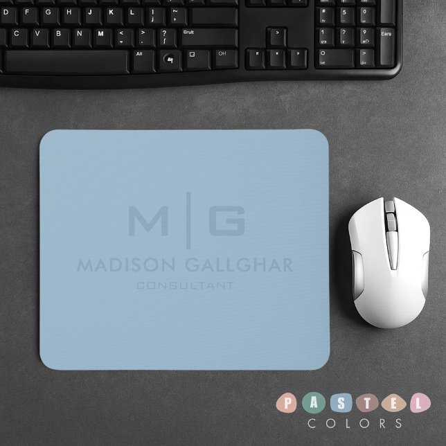 Solid Soft Sky Light Pastel Baby Blue Color Mousepad (Solid Soft Sky Light Pastel Baby Blue Color Mouse Pad
)