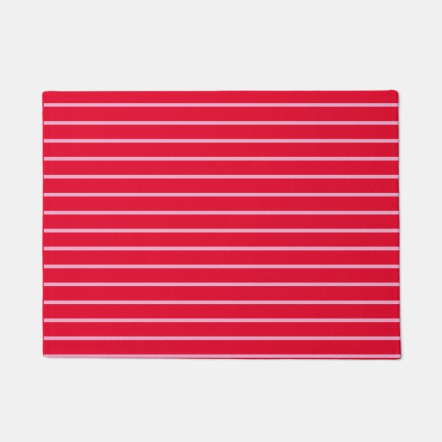 Solid Spanish Red Color Tone Fußmatte (Vorderseite)