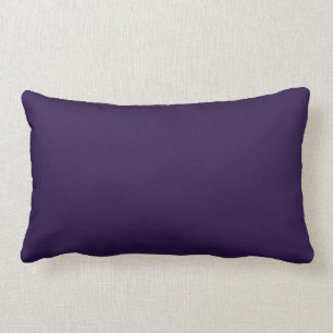 Solid tiefviolett lila lendenkissen