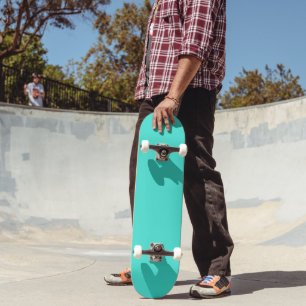 Solid Türkis Blue Skateboard