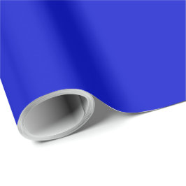 Solid ultramarinfarbenes Blau Geschenkpapier