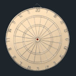 Solid Vanillecreme hellbeige Dartscheibe<br><div class="desc">Einfaches,  trendiges Design in Vanillecreme,  hellbeige,  kräftige Farbe.</div>