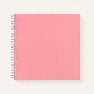 Solid weiches Rosa Notizbuch