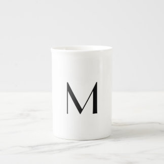 solid white - add black monogram prozellantasse