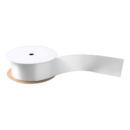 Solid White Ribbon Satinband