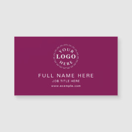 Solid Wine Clean Design Magnetic Business Card Magnetkarte
