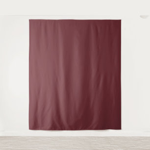 Solid Wine Red Color Tone Wandteppich