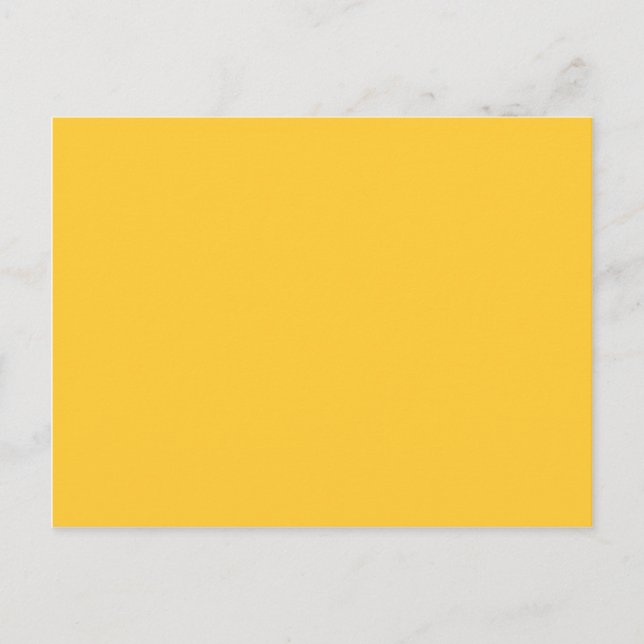 Solid-Yellow-Background-Vorlage FFCC33 Postkarte (Vorderseite)
