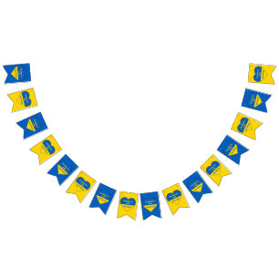 Solidarität Herz der ukrainischen Flagge