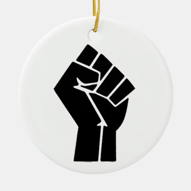 Solidarität Keramik Ornament (Vorne)