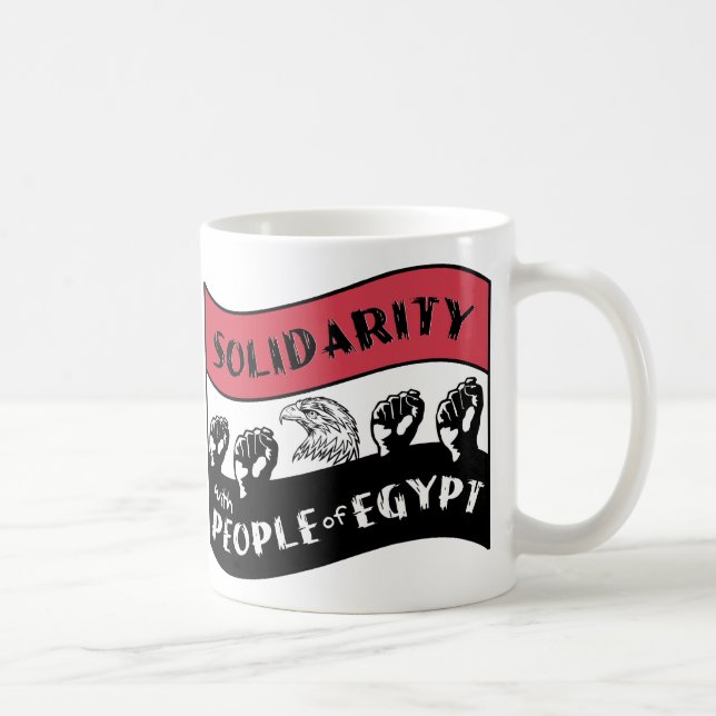 Solidarität mit dem ägyptischen Volk Tasse (Rechts)