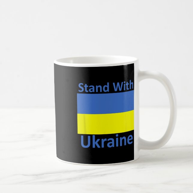 Solidarität mit der Ukraine  Kaffeetasse (Rechts)