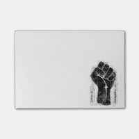 Solidaritäts-Faust in beunruhigter Art