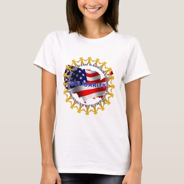 Solidaritäts-Kreis T-Shirt (Vorderseite)