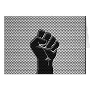 Solidaritätsfaust im Carbon Fibre Style