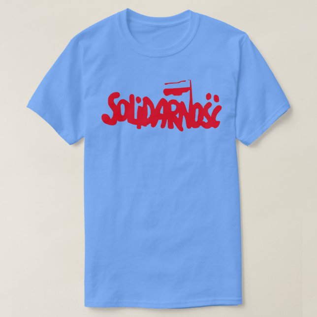 Solidaritt Polnischer Handel Gewerkschaft und Bewe T-Shirt (Design vorne)
