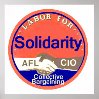 SOLIDARITY Gewerkschaft Poster