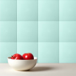 Solide Cameo-grüne Minze weiche Türkis Fliese<br><div class="desc">Solid Farbe Cameo grün Minze weiche türkis Design.</div>