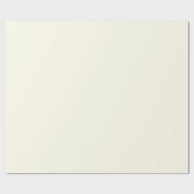 Solide Elfenbeinfarbene Minimalistische Moderne Geschenkpapier (Flach)