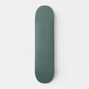 Solide Eukalyptus-grüne Farbe Hex# 5B7570 Skateboard