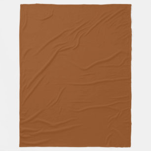 Solide Farbe: braun Fleecedecke