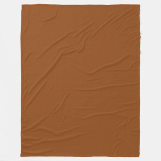 Solide Farbe: braun Fleecedecke