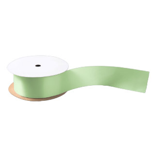 Solide Farbe: Celery Green Satinband