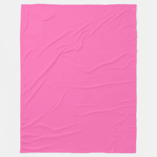 Solide Farbe: Hot Pink #2 Fleecedecke