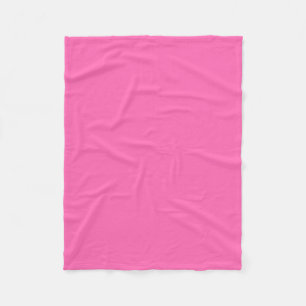 Solide Farbe: Hot Pink #2 Fleecedecke