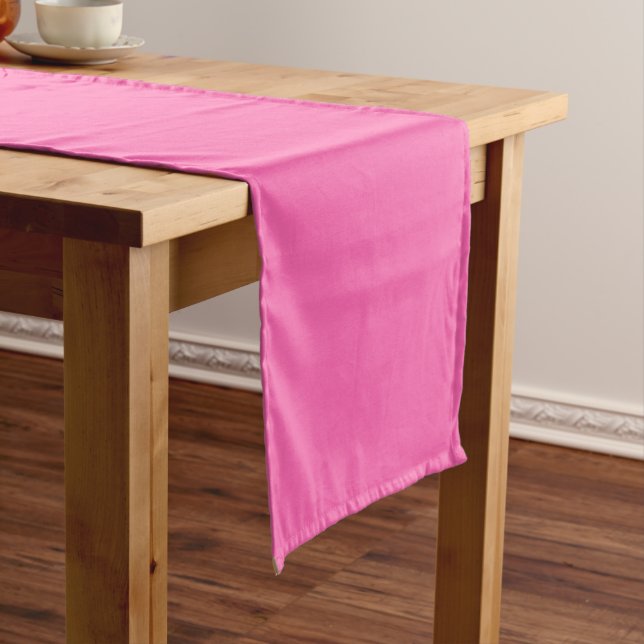 Solide Farbe: Hot Pink #2 Kurzer Tischläufer (Beispiel)