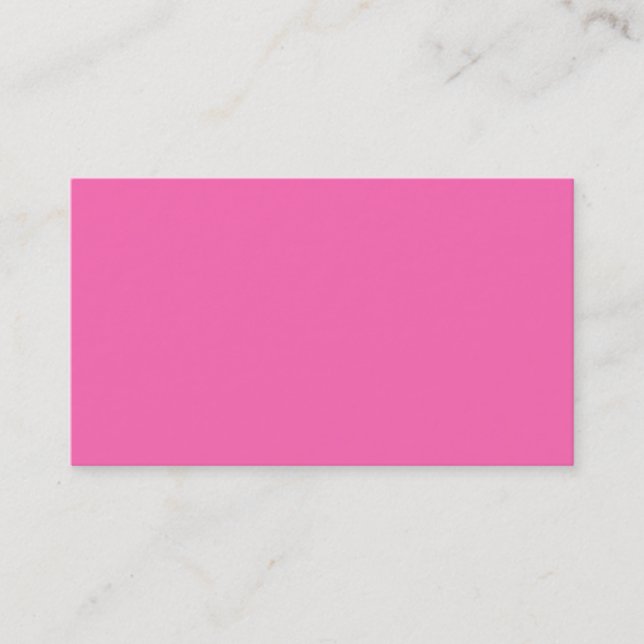 Solide Farbe: Hot Pink #2 Visitenkarte (Vorderseite)