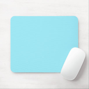 Solide Farbe Licht Weiches Aqua Blau Mousepad