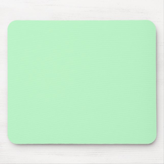 Solide Farbe: Minze Mousepad (Vorne)
