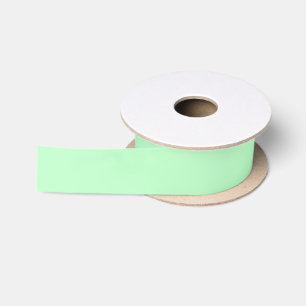 Solide Farbe: Minze Satinband