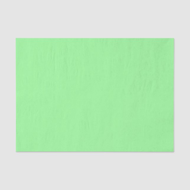 Solide Farbe: Minzgrün Seidenpapier (Vorderseite)