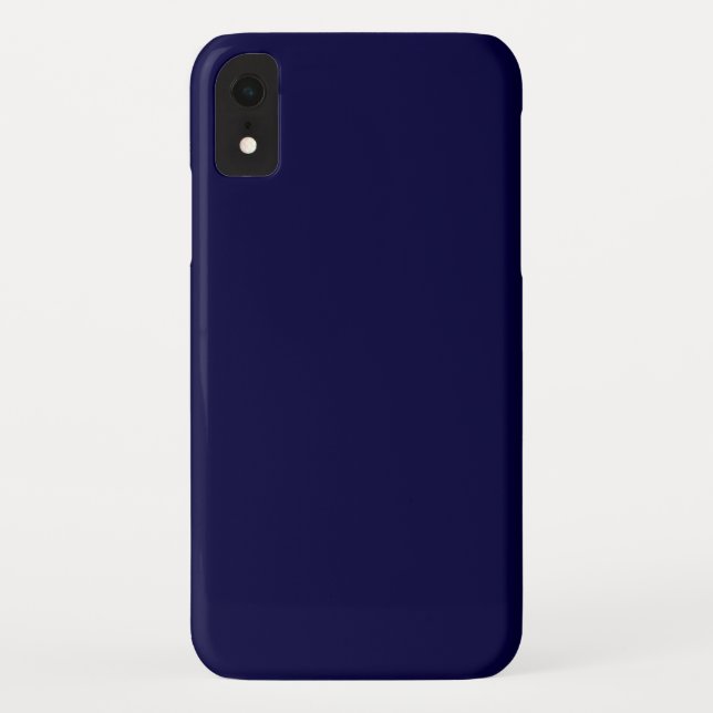 Solide Farbe: Navy Blue Case-Mate iPhone Hülle (Rückseite)