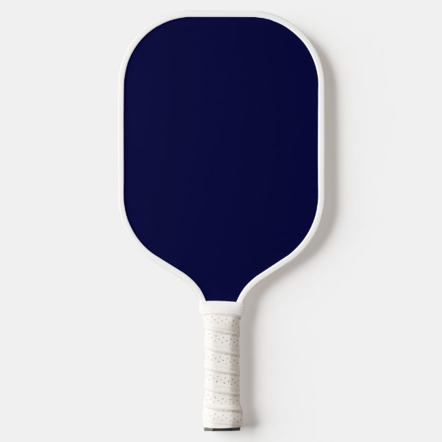 Solide Farbe: Navy Blue Pickleball Paddel Schläger (Vorderseite)