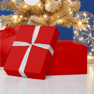 Solide Farbe: rot Geschenkpapier