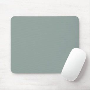 Solide Farbe schlicht agave grün blau Mousepad