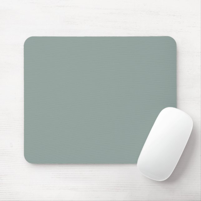 Solide Farbe schlicht agave grün blau Mousepad (Mit Mouse)
