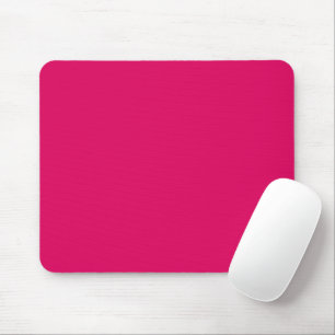 Solide Farbe schlicht dunkelrosa Mousepad