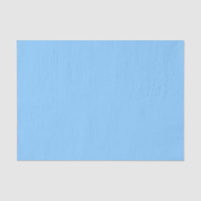 Solide Farbe: Sky Blue Seidenpapier (Vorderseite)