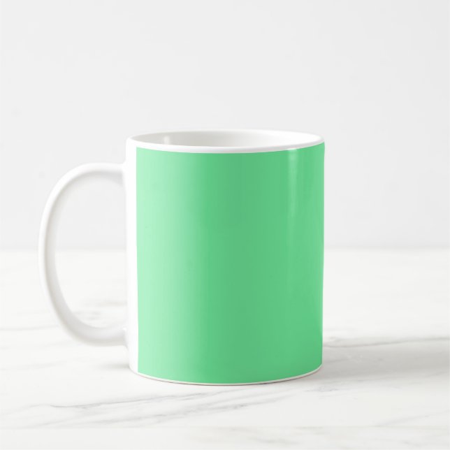 Solide helle Limettengrüne Tasse (Links)