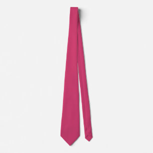 Solide Himbeere Rosa, Hot Pink, Magenta Krawatte